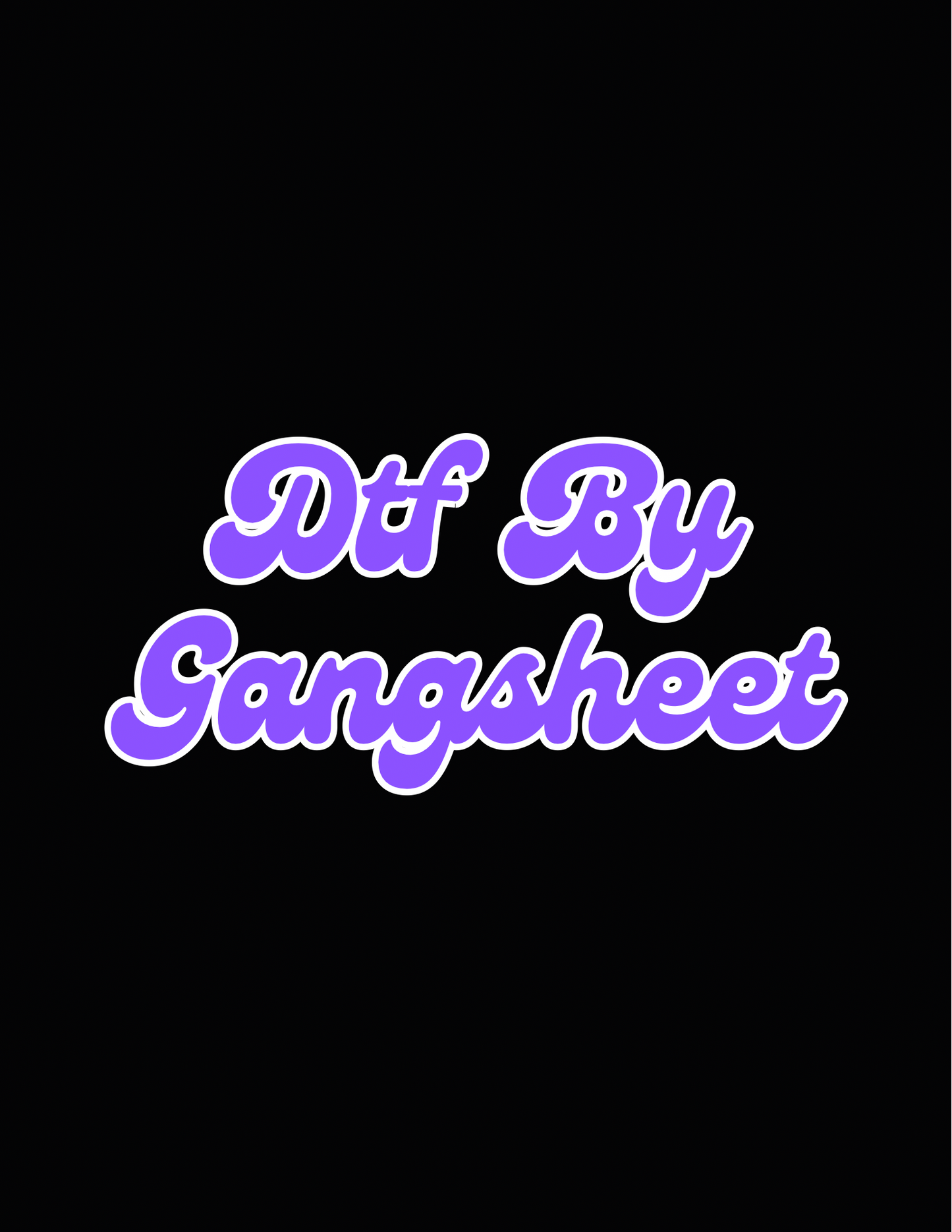 Build A GLITTER Gang Sheet