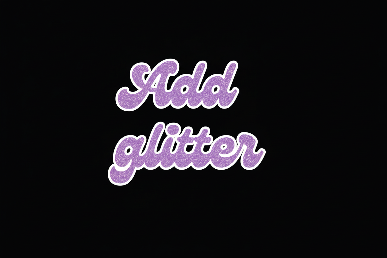 Add Glitter